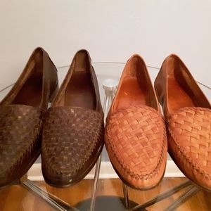 Cole haan woven loafers